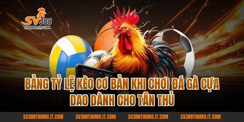 Bảng Tỷ Lệ Kèo Cơ Bản Khi Chơi Đá Gà Cựa Dao Dành Cho Tân Thủ